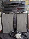 Zestaw stereo YAMAHA Reseiver RX-330 CD CDX-500 Kolumny Scan Dyna AX20