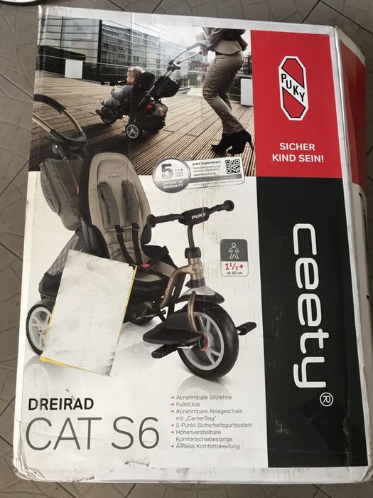 Триколісний велосипед Puky CAT S6