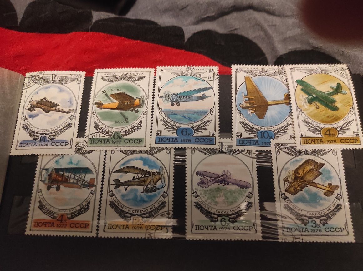 Unikatowe serie znaczkow