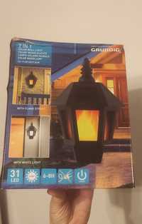 Grundig kinkiet, lampa solarna 2w1