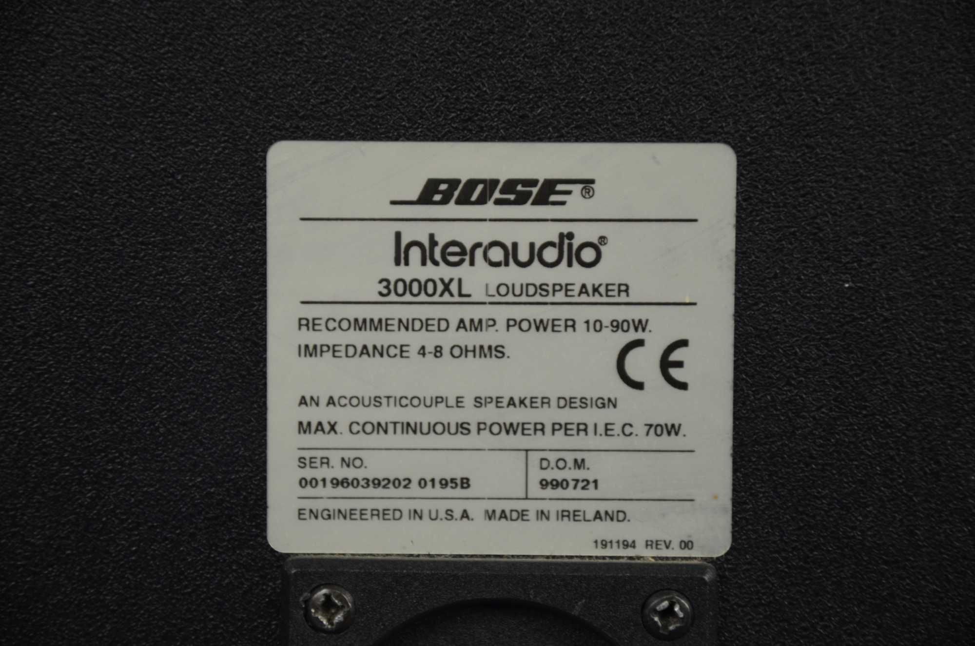 KOLUMNY BOSE InterAudio 3000 XL Super okazja oryginał
