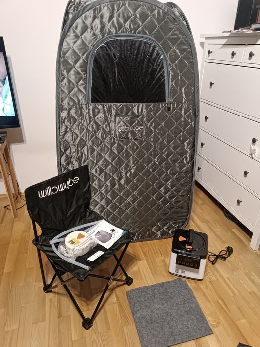 Przenośna sauna parowa Willowybe AP-01 osobiste domowe spa z Bluetooth