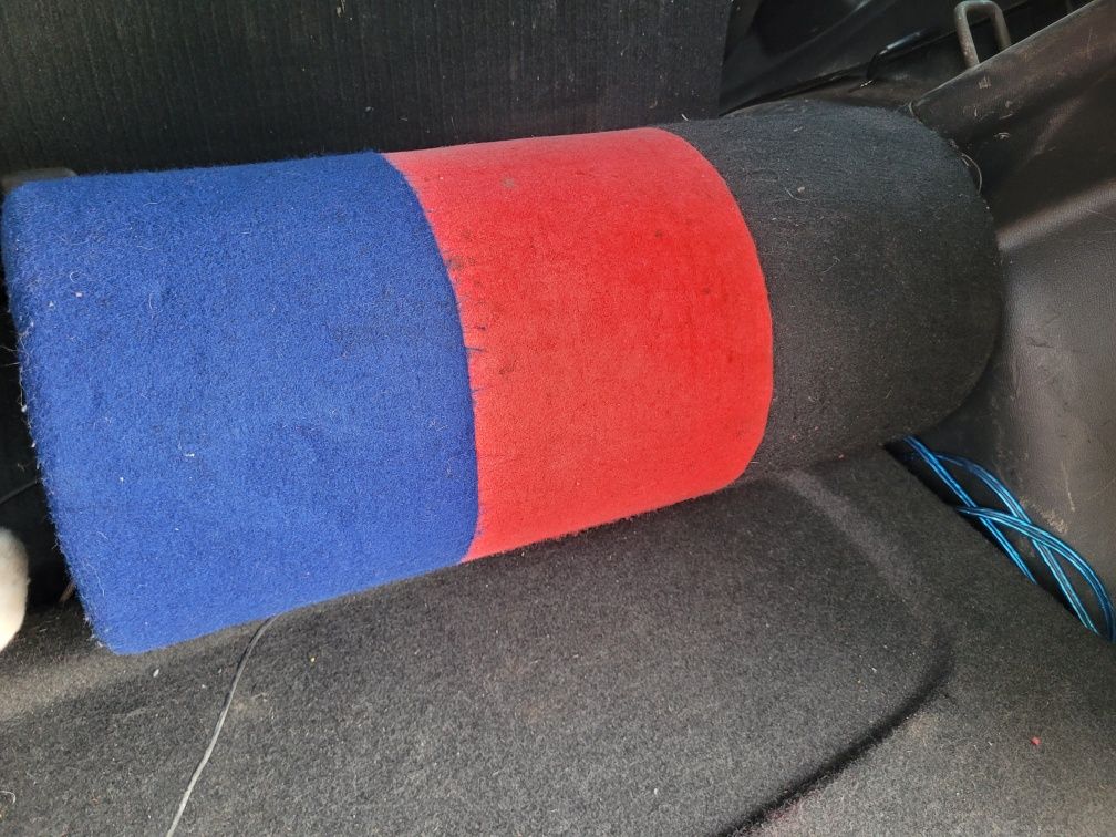 Subwoofer Alphard + Wzmacniacz alpine, kable  (Tuba)