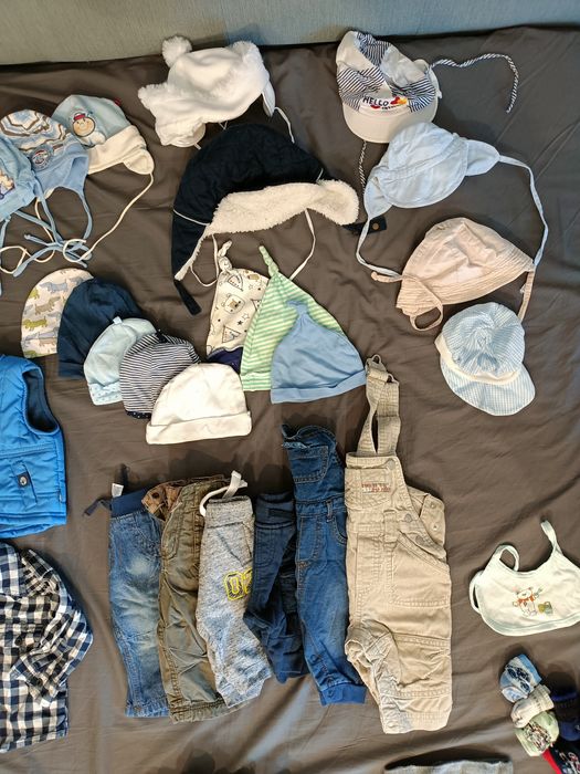 Paczuszka dla maluszka 64 szt! paka dla chłopaka noworodka 56-68