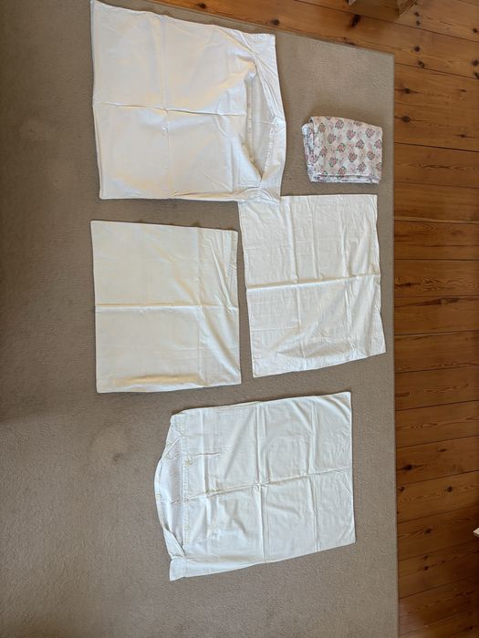 4 poszewki na poduszki + poszewka na kołdrę