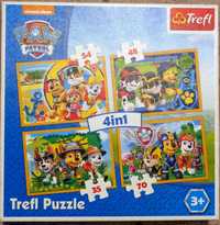 Domino pojazdy, klocki, puzzle Cars, puzzle Psi Patrol * 4