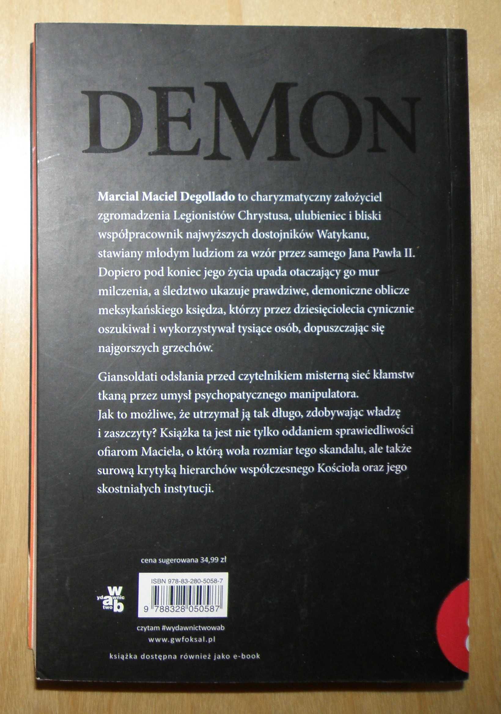 Giansoldati - Demon w Watykanie. Legioniści Chrystusa i sprawa Maciela
