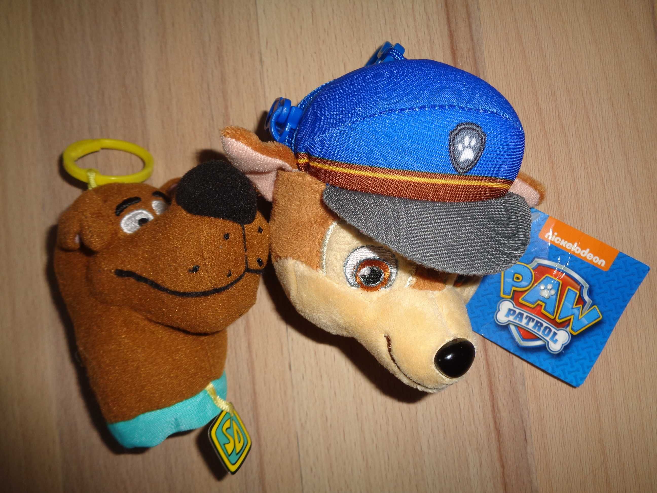 2x NICKELODEON Paw Patrol + Scobby Doo pluszowy OKAZJ brelok breloczek