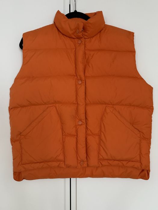 Hudson puchowa kamizelka puffer vest pomarańczowa M