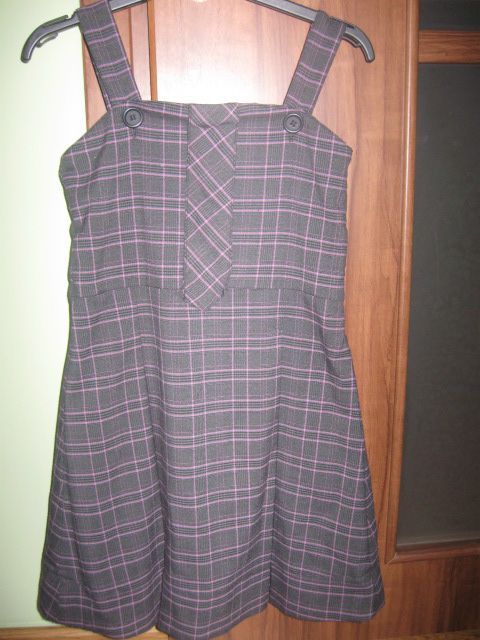 super sukienka w kratkę