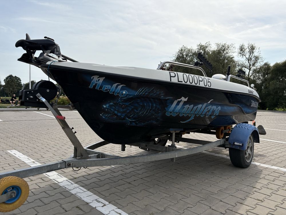 Łódka wędkarska 400\180 cm Honda bf 40