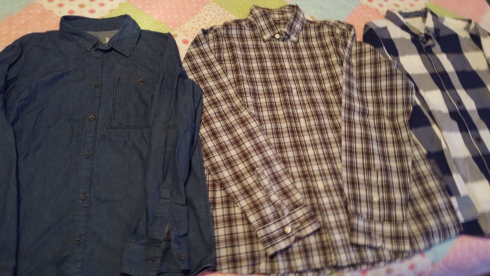 Conjunto de 3 camisas tamanho 8 anos