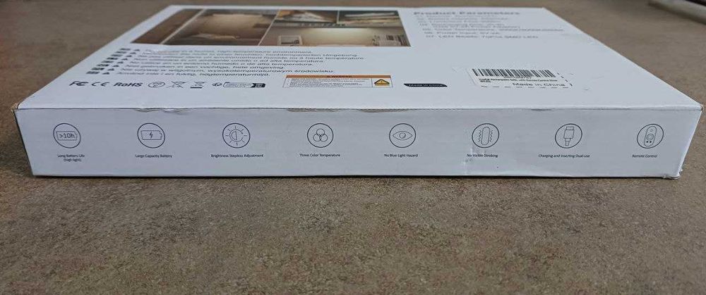 Світильник акумуляторний.Акумуляторна магнітна світлодіодна панель.