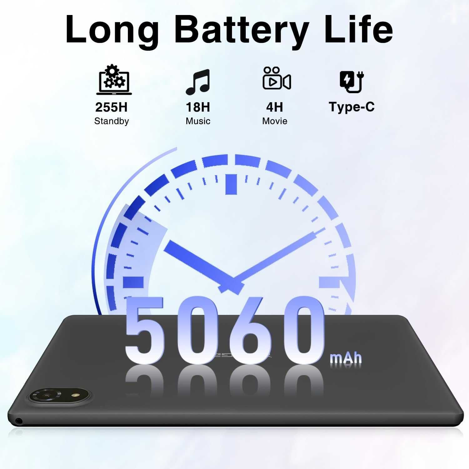 Doogee U9 Планшет 7/64Гб 10,1 дюйм 5060 mAh 4 ядра 2,0Ггц Grey 2024