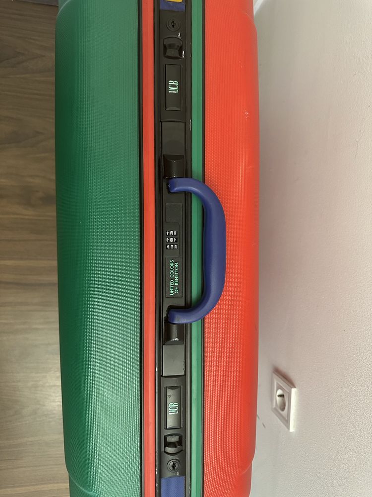Mala viagem grande benetton vintage