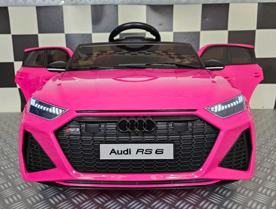 BAWIBUS.PL Auto samochód na akumulator różowe Audi RS6 pojazd