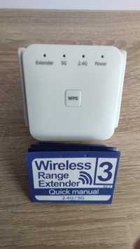 Wzmacniacz sygnału WIFI 2.4G 1200mb/s 5Ghz repeater router przedłużacz