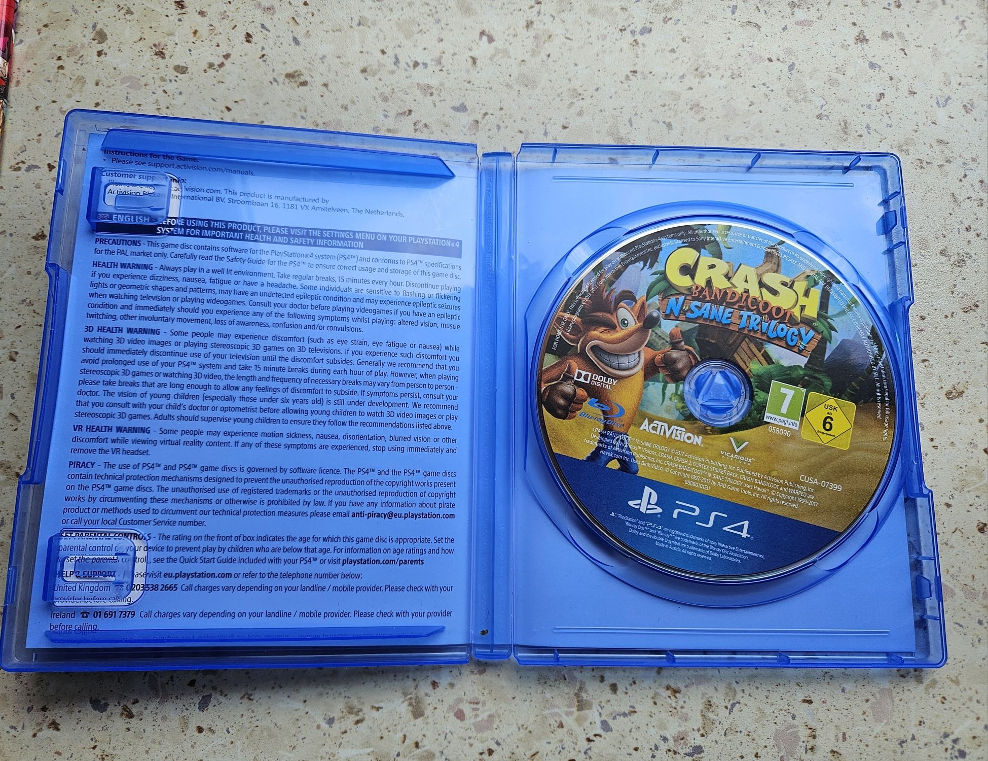 Crash Bandicoot Trilogy gra na PS4