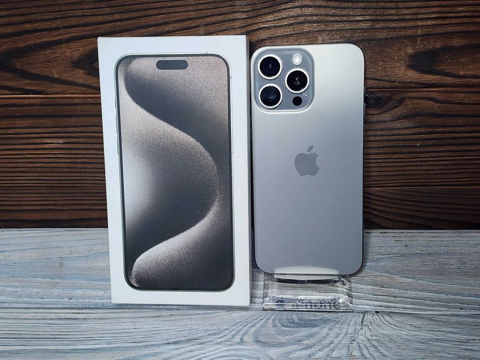 iPhone 15 pro max 256gb Natural Titanium 890$ магазин