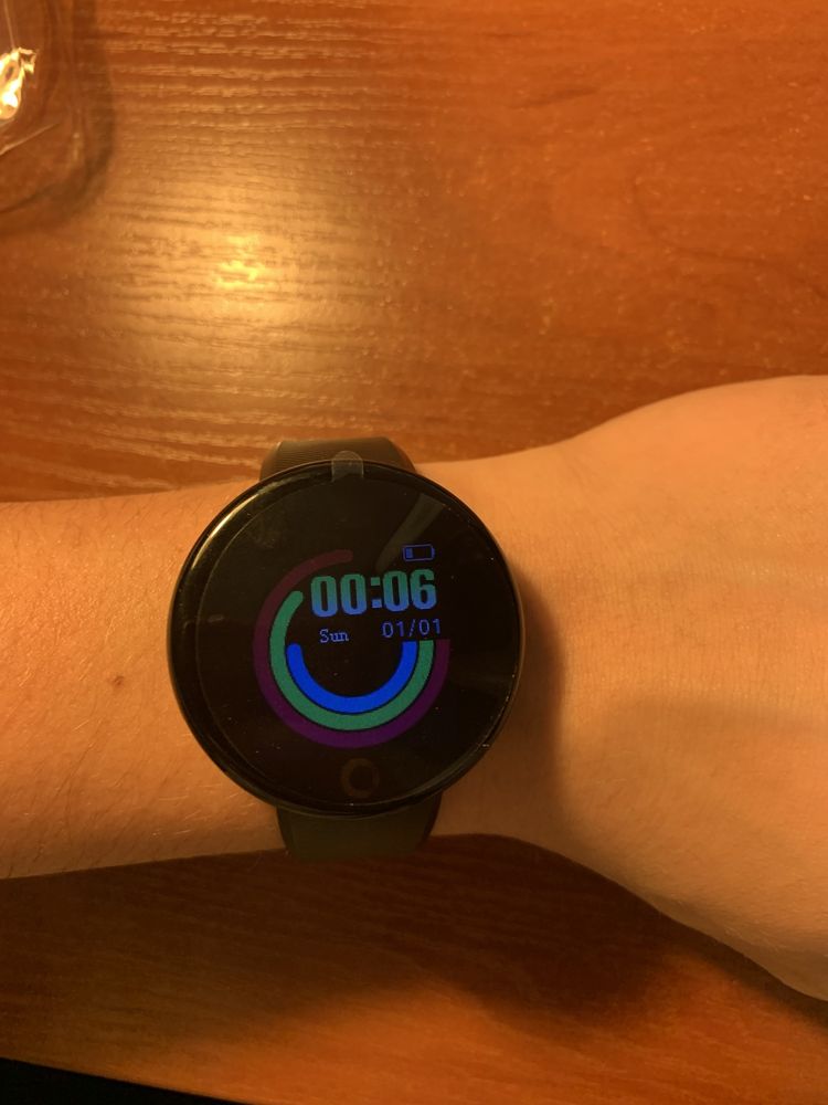 Чорний Mi Band smart годинник