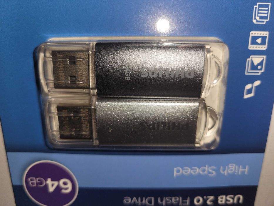 2x 64GB Pendrive Philips USB