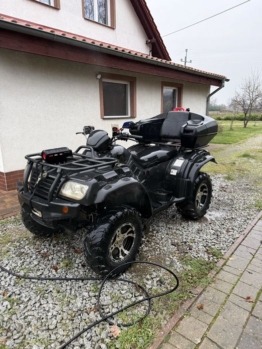 Quad CF MOTO 500 4x4 + PŁUG