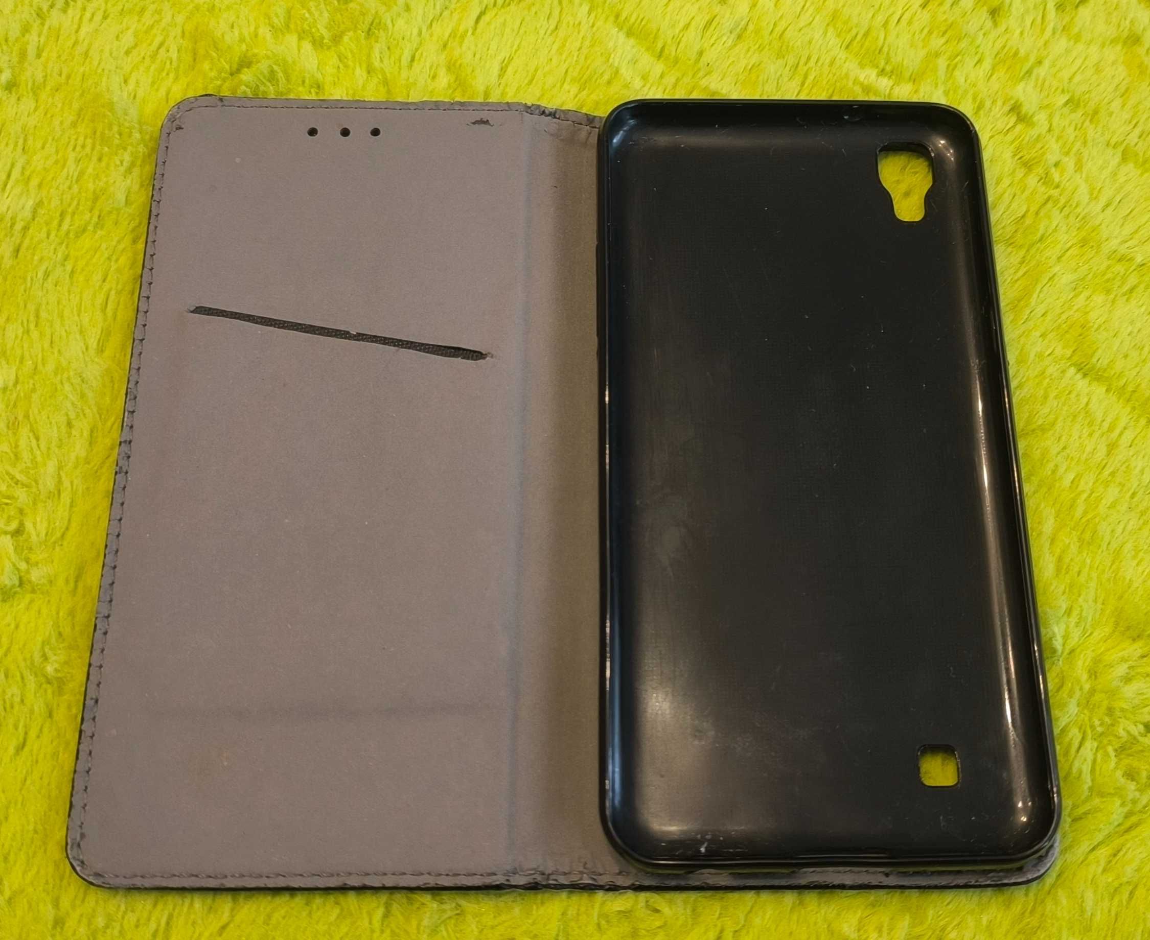 Etui magnetyczne z klapką do LG X-POWER czarne