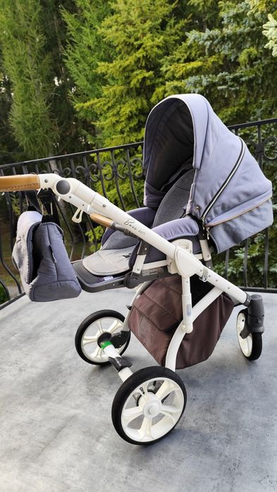 Wózek 3w1 Roan Bass Soft  z pełnym wyposażeniem + baza ISOFIX