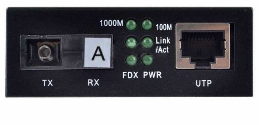 Медиаконвертер FoxGate EC-Q-1G-1SM-1310nm/1550nm-20