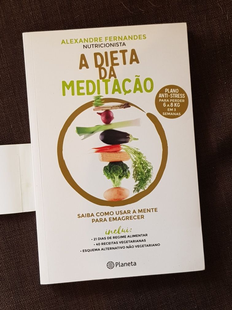 Livro A Dieta da Meditação, de Alexandre Fernandes NOVO