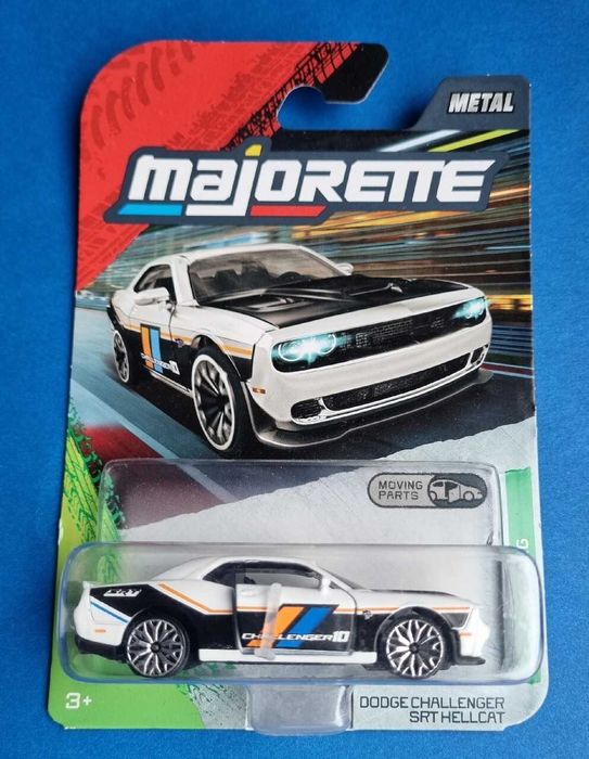 MAJORETTE Dodge Challenger SRT Hellcat jak Hot Wheels