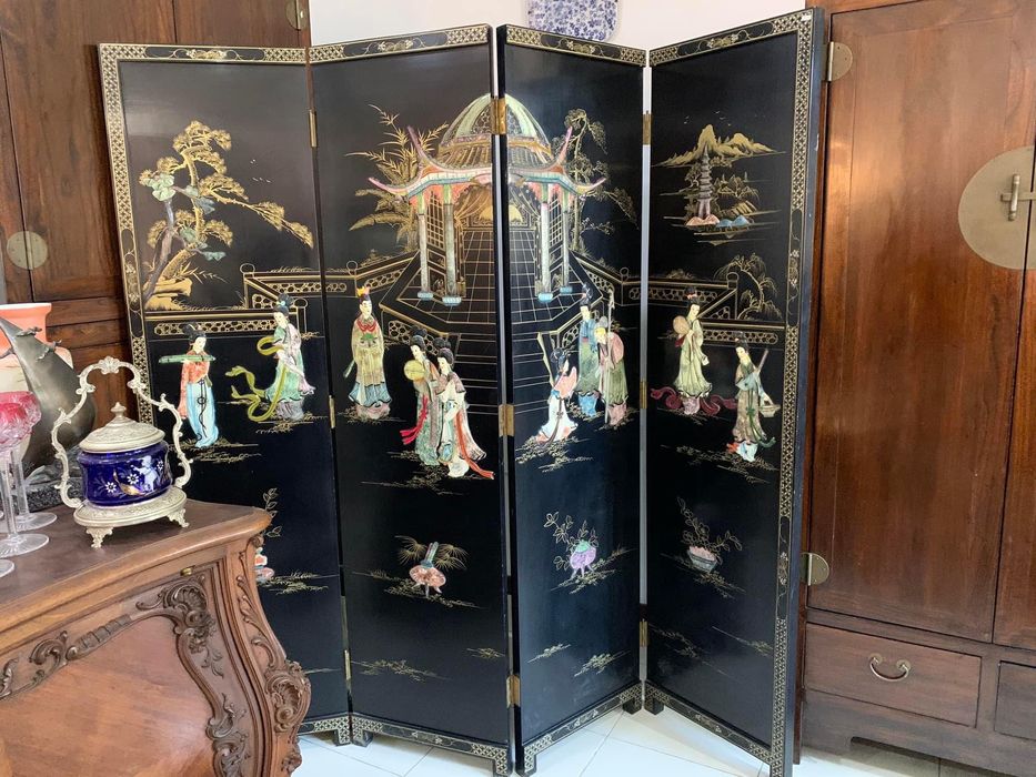 Grande biombo oriental