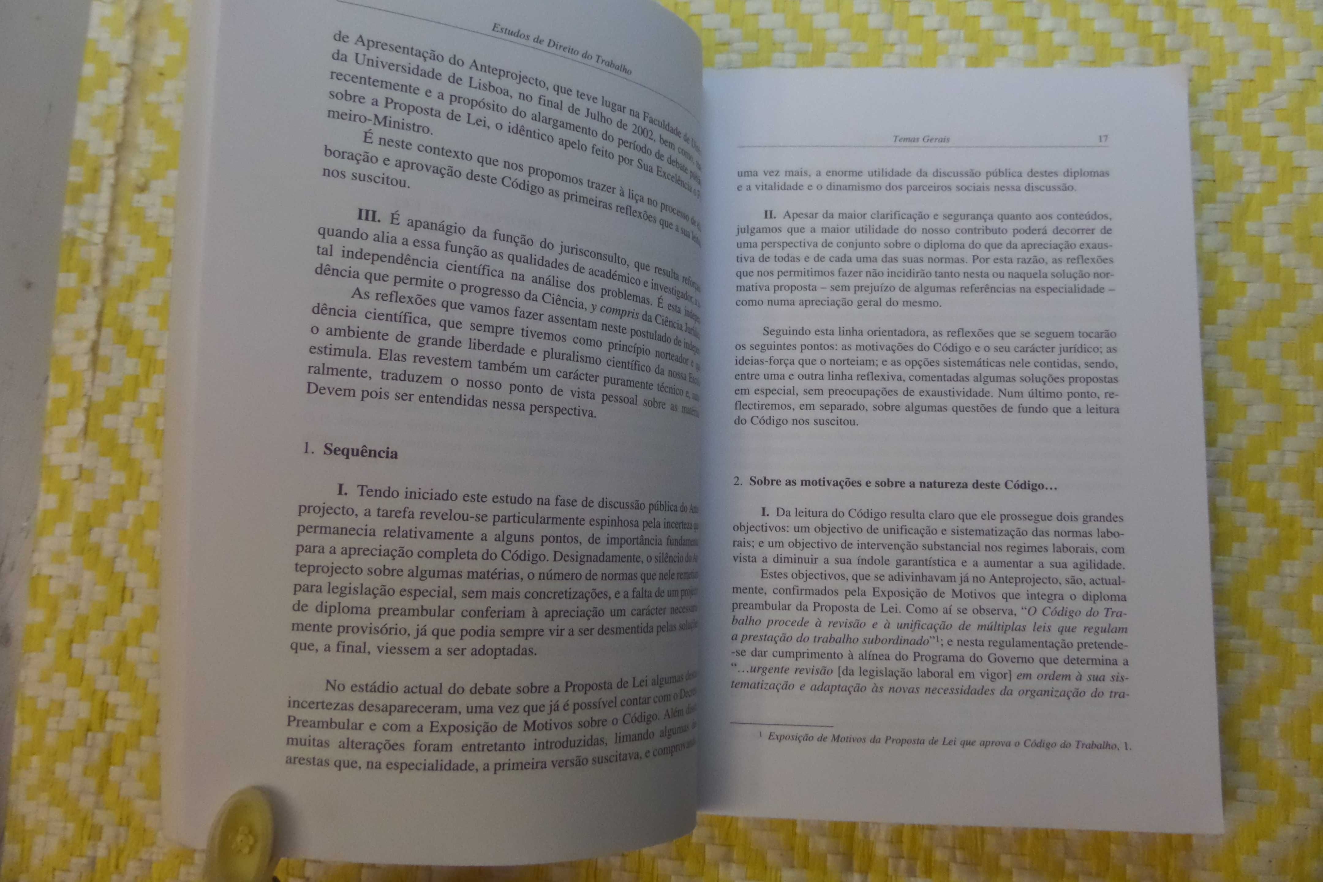 Estudos de Direito do Trabalho Vol. I  
Maria do R. Palma Ramalho