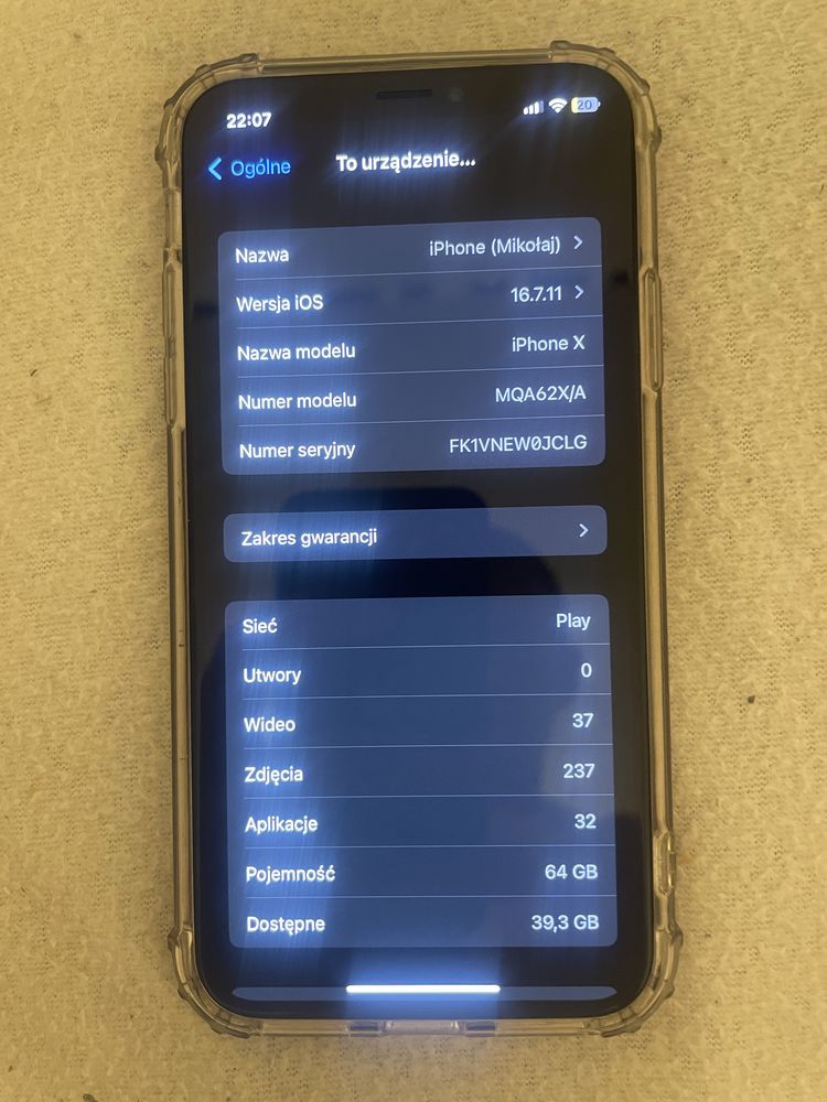 Sprzedam Iphone x