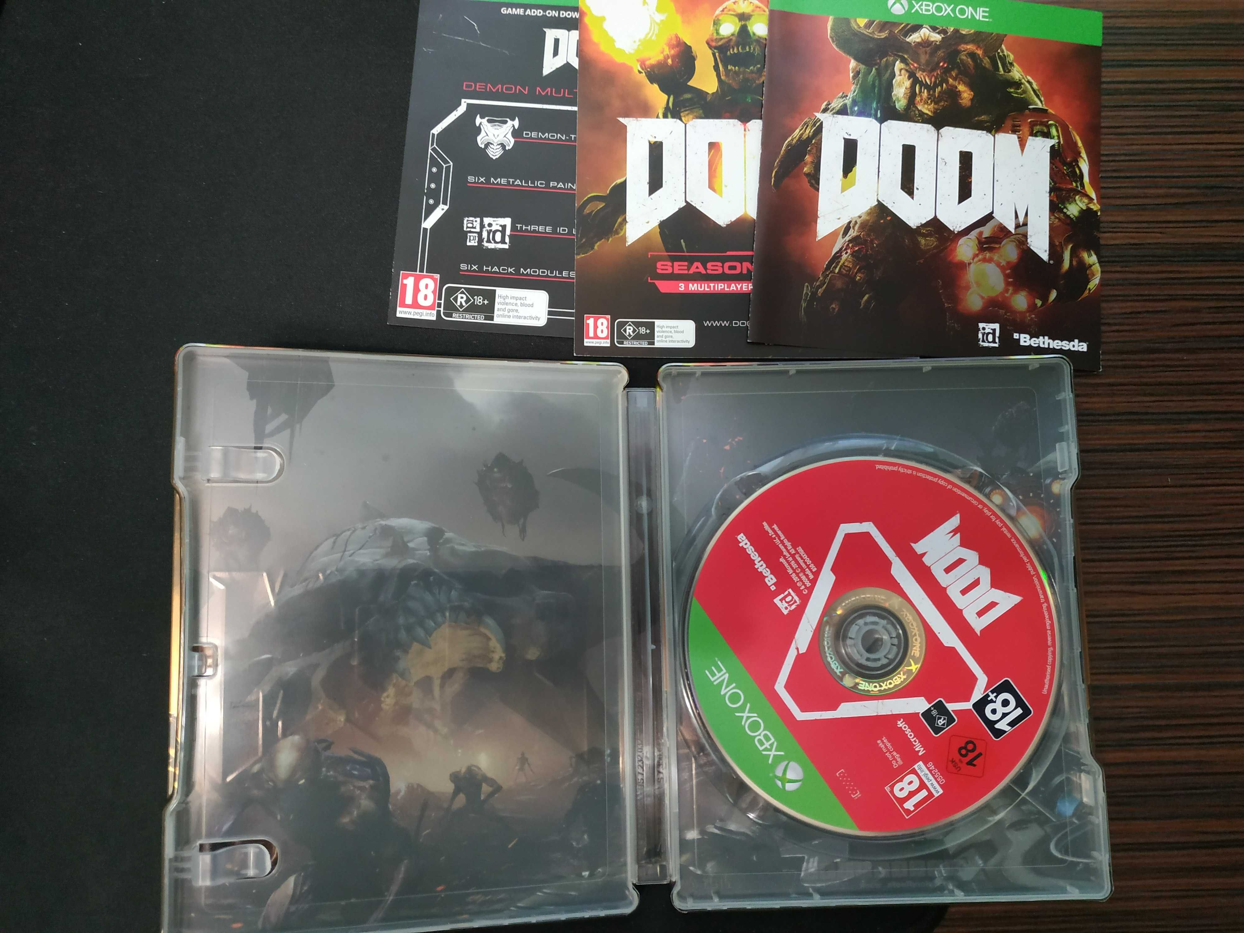 Doom gra na konsole xbox one STEELBOOK