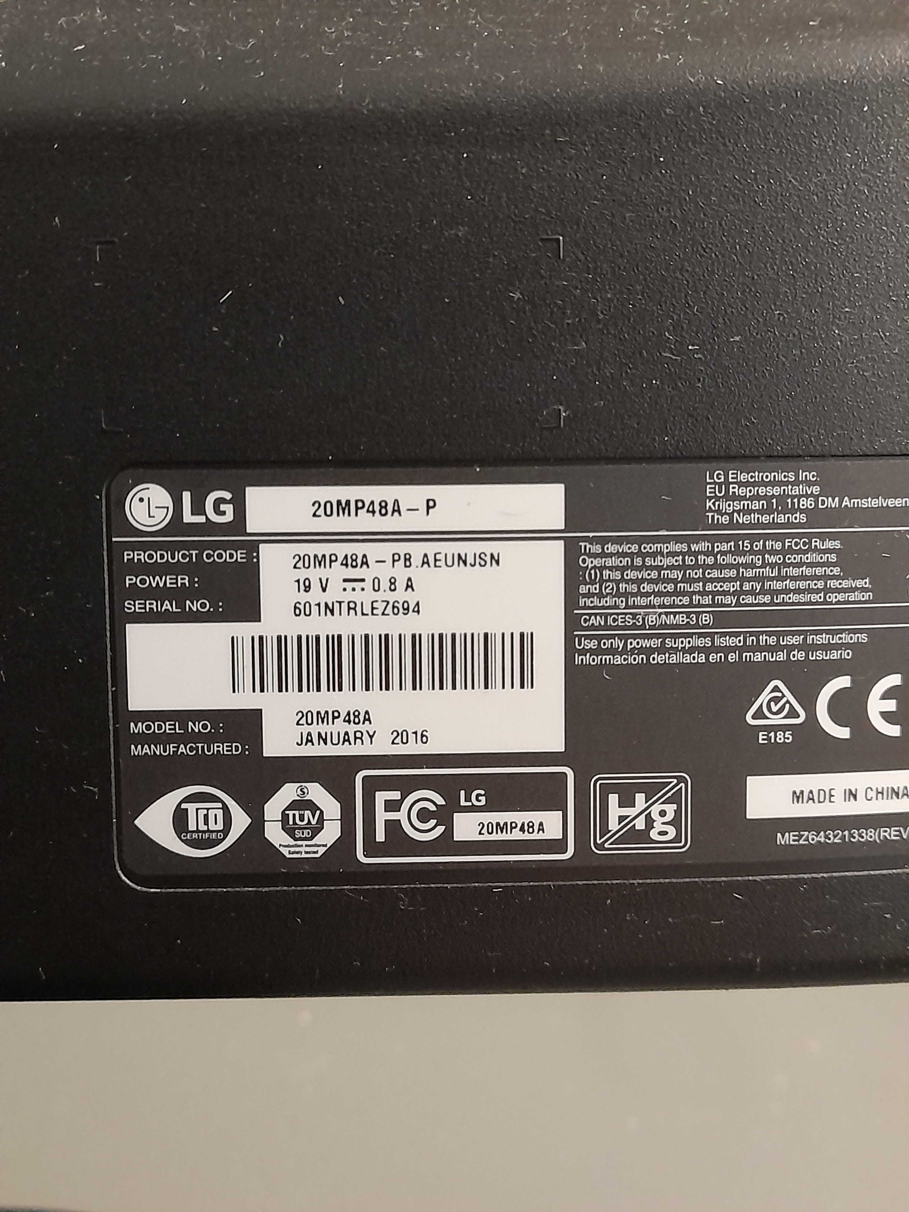 Monitor Lg sprawny