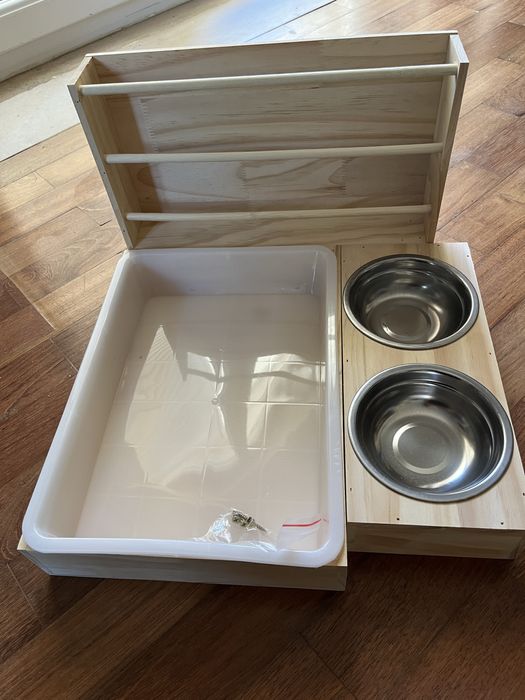 Estação WC e Alimentação para Coelhos / Roedores