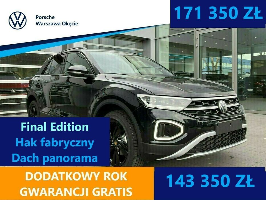 Volkswagen T-Roc Final Edition 1.5 TSI 110 kW / 150 KM automatyczna, DSG 7-stopniowa
