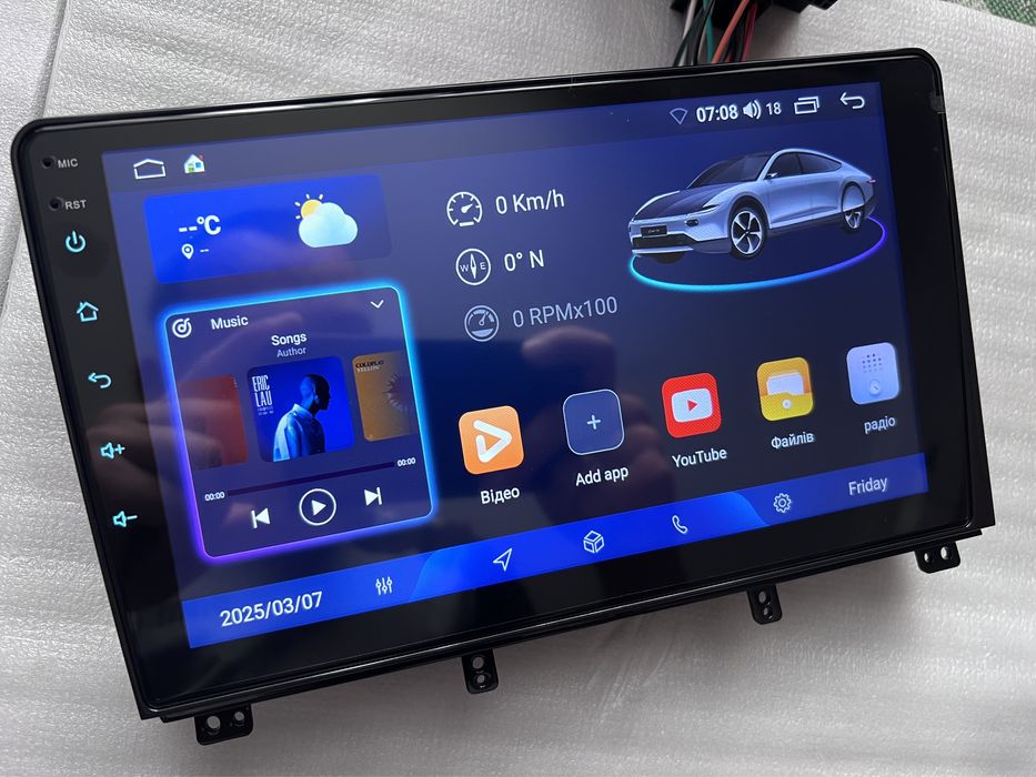 Android Магнітола Андроїд Модельна Peugeot 3008 Пежо GPS Carplay