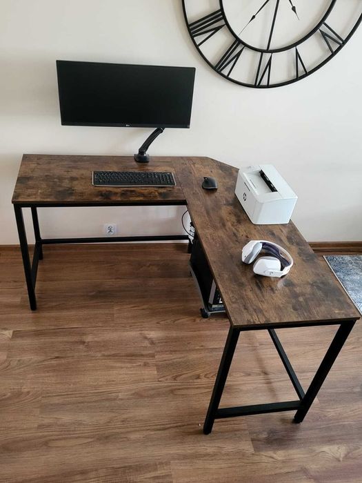 Biurko narożne styl loft