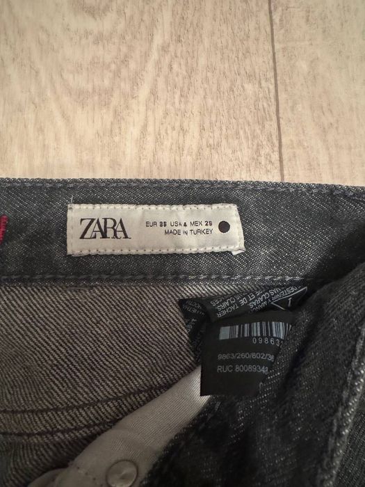 Темно-сірі жіночі джинси Zara розмір S