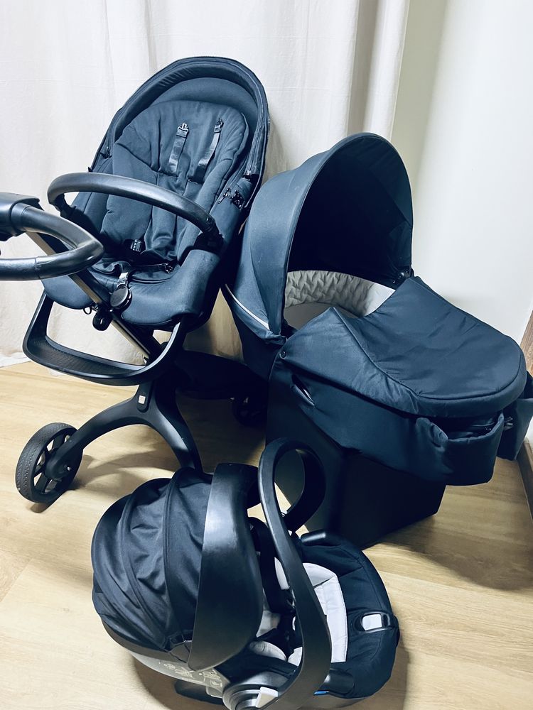 Stokke Xplory X wózek 3 w 1 black