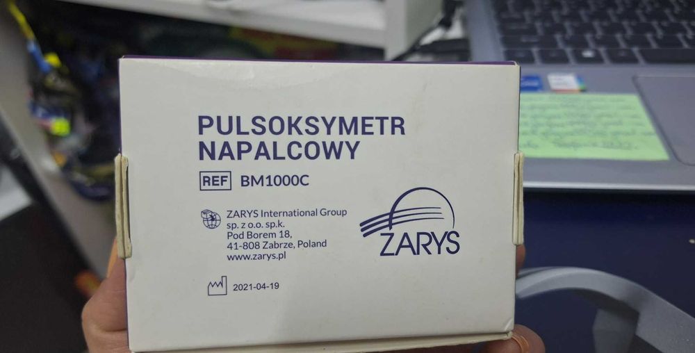 Pulsoksymetr Berry Oximeter BM1000C Szary