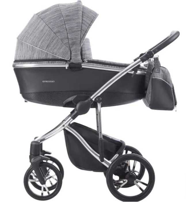 Wózek dziecięcy Bebetto Bresso Premium, gondola + spacerówka