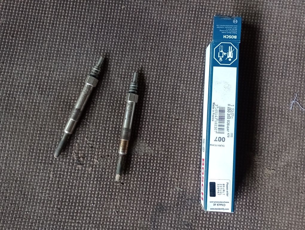 BOSCH 0250 - 202 - 036 świece żarowe 2 szt fiat JTD opel zafira astra
