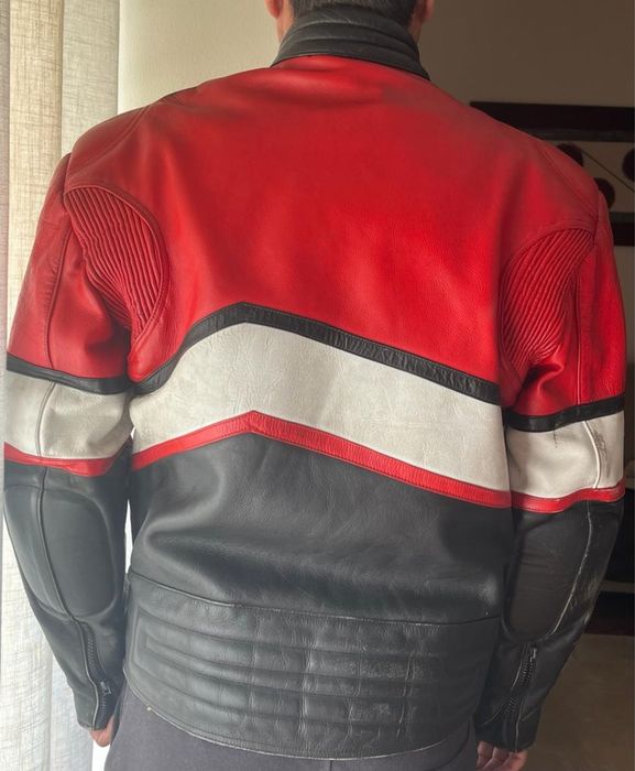 Blusao motard cabedal