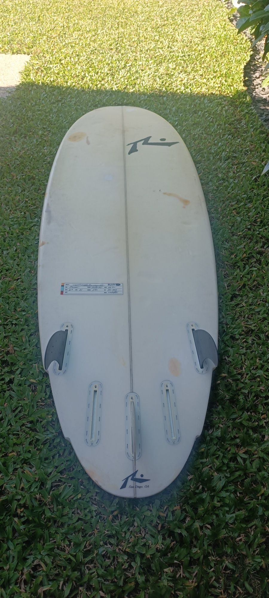 Prancha de surf Rusty Dwart 6'0