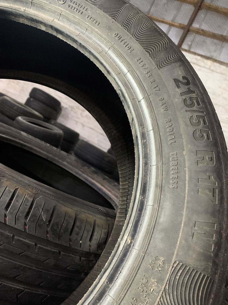 шини б/у літо 215/55-R17 Continental Premium Contact 5