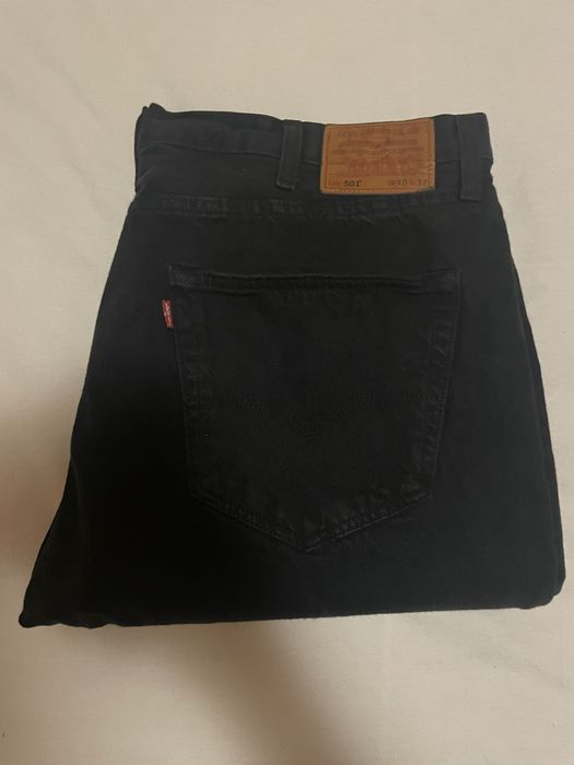 LEVIS 501  W40 L32 Пояс 51 Длина 109 см Черный Оригинал 100%