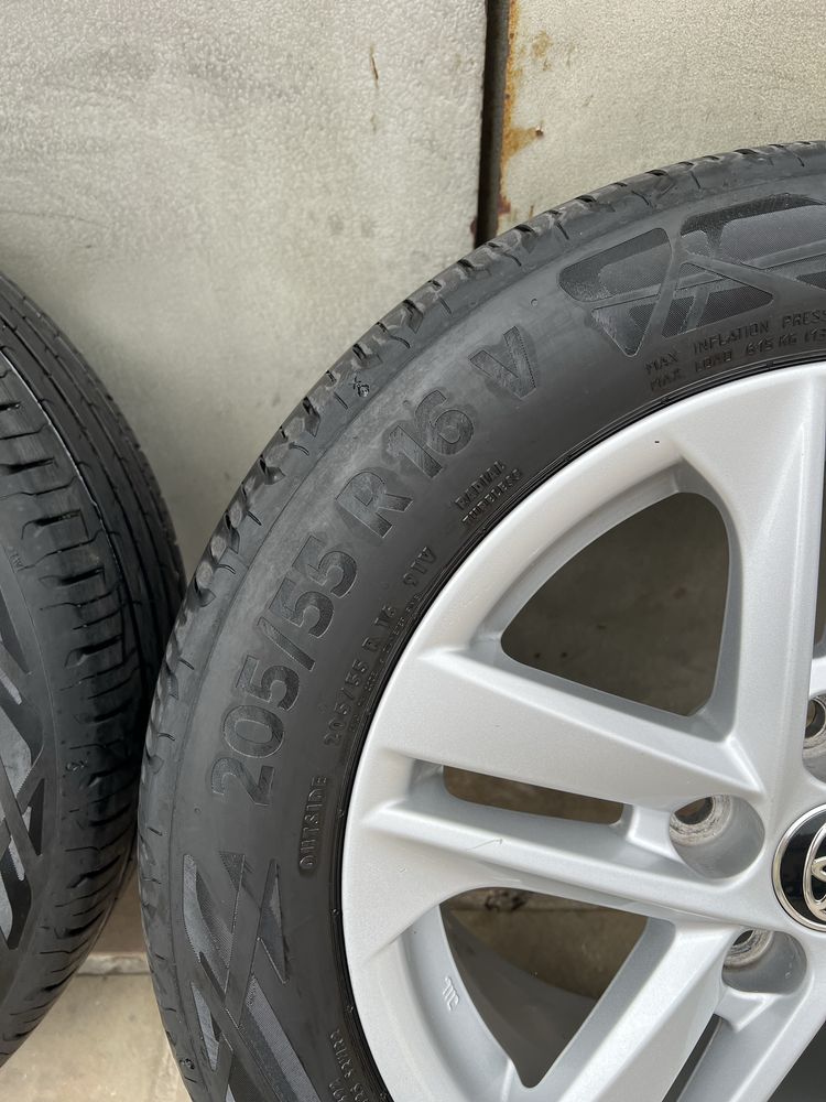 Диски Toyota Corolla Avensis шини Continental 205/55 r16